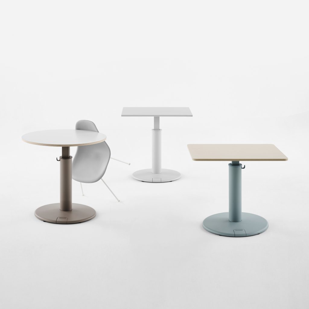 OE1 SIT-STAND TABLE by Sam Hecht and Kim Colin for Herman Miller