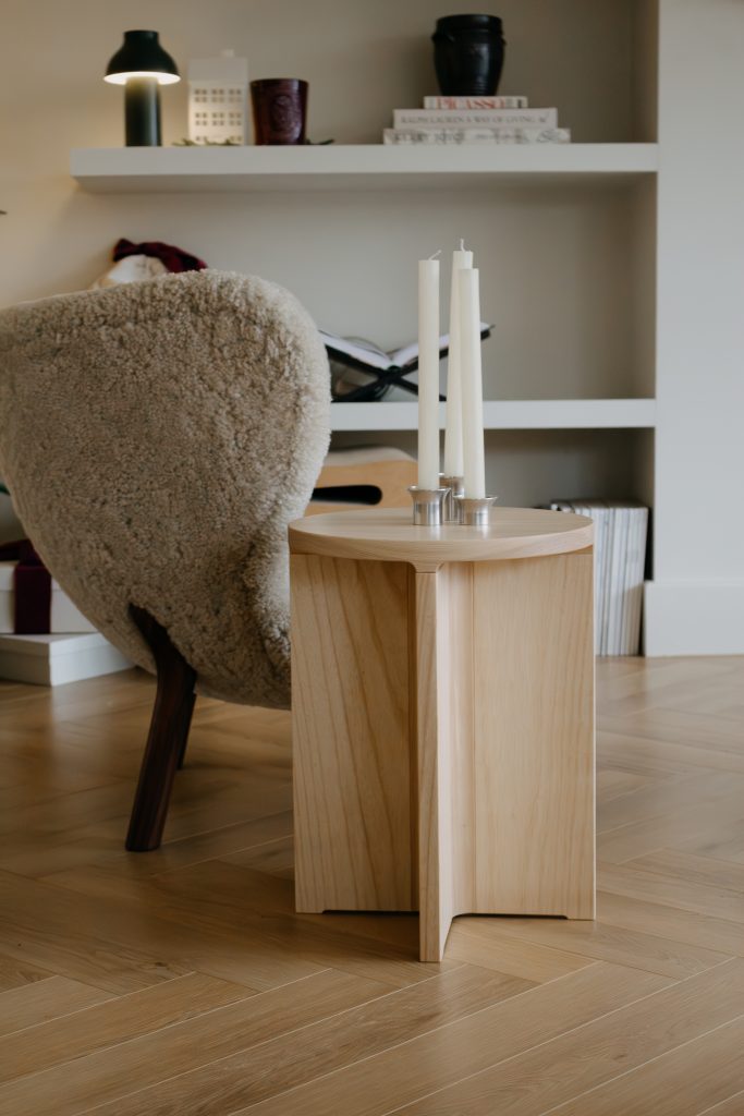 OX STOOL / SIDE TABLE by Matthew Coules for Trouble Studio